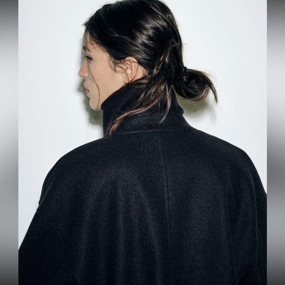 Zara soft double breasted cropped co - Picture 10 of 16